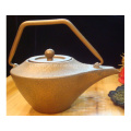 0.65 Liter Embossed Chinese Cast Iron Teapot with Filter